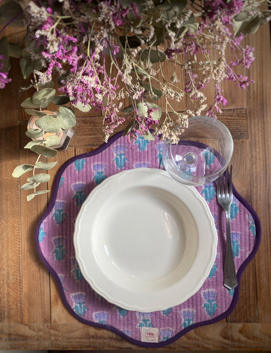 Pack de 2 manteles Panamá circular