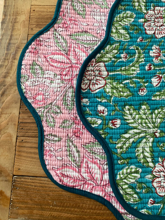 Pack de 2 manteles Valentina circular