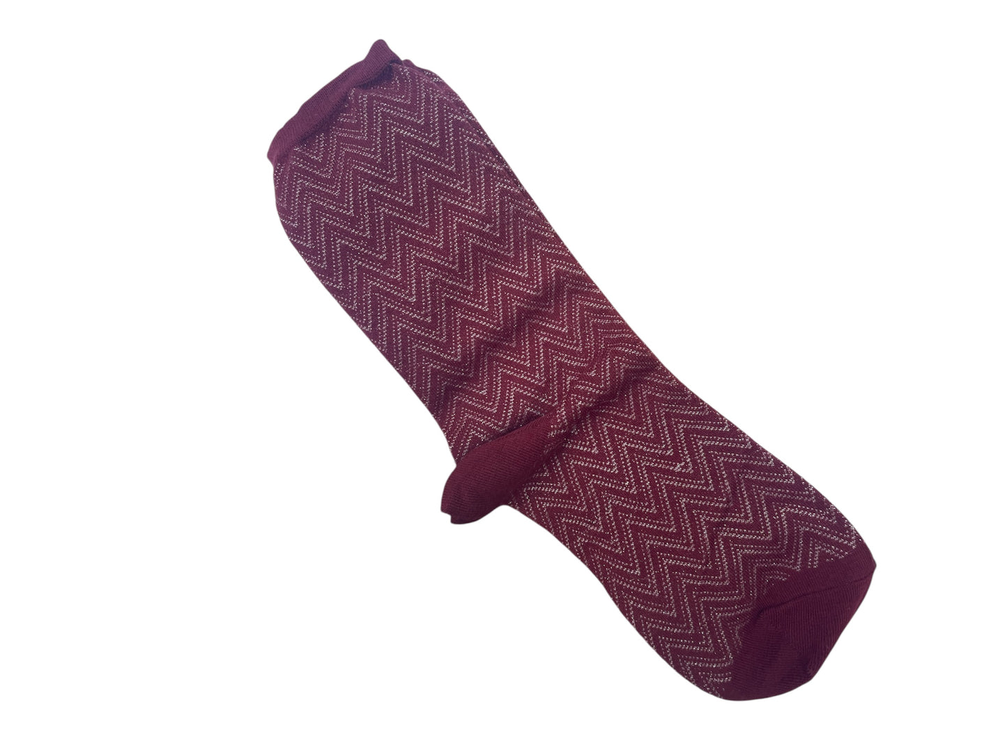 Par Calcetín burdeos