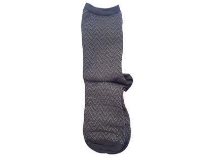 Par de calcetines plateados