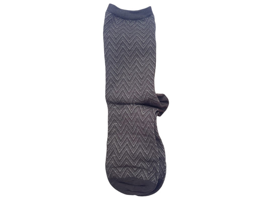 Par de calcetines plateados