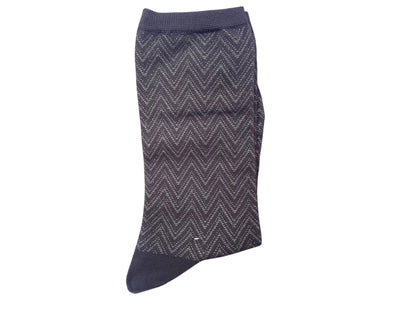 Par de calcetines plateados