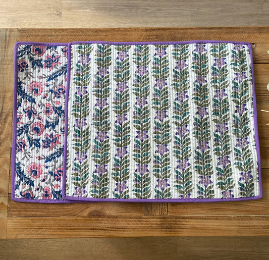 Pack 2 manteles Lavanda rectangular