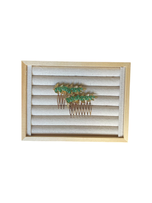 Peinetas verdes (Pack de 2)